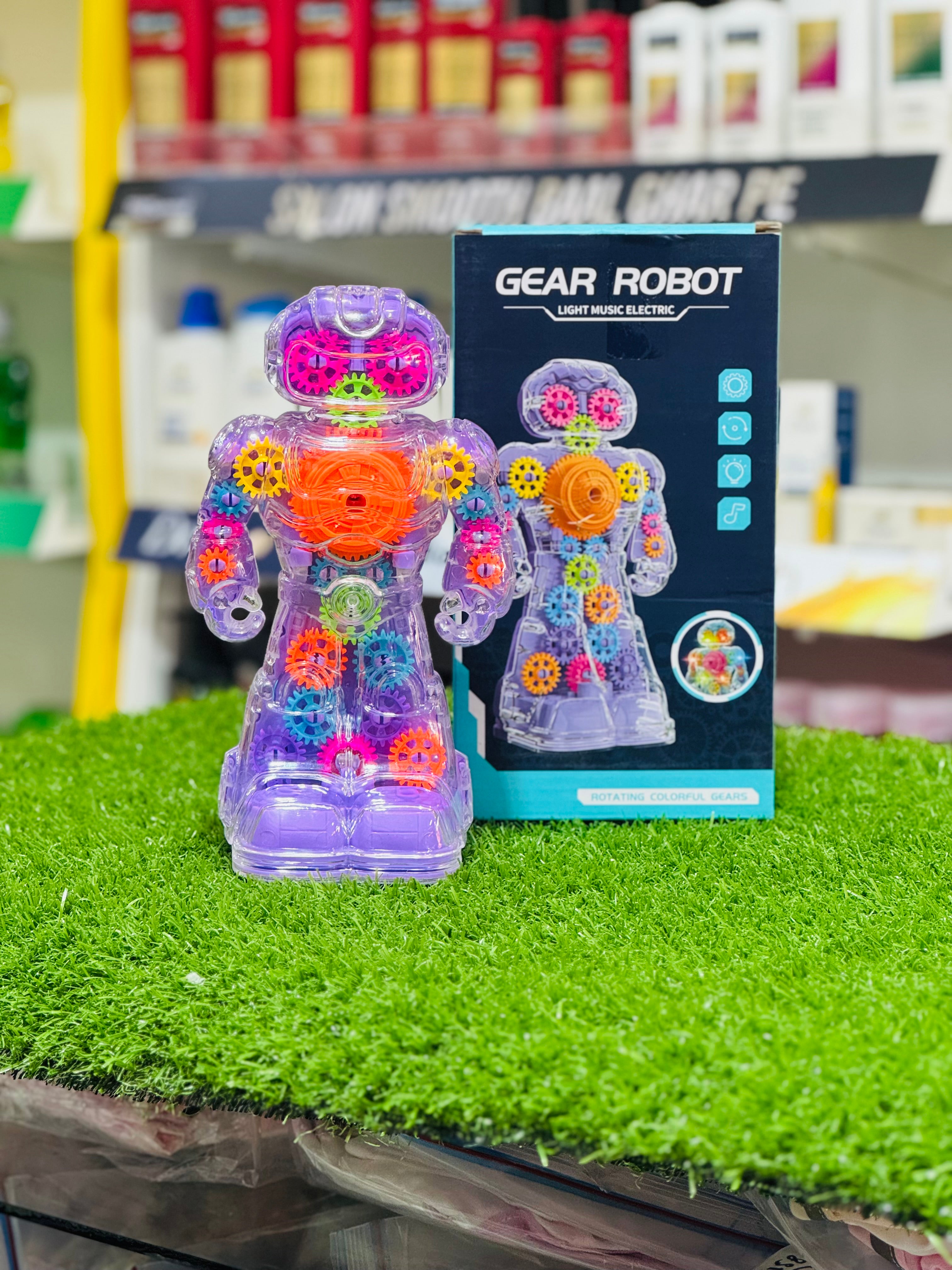 Transparent Gear Robot