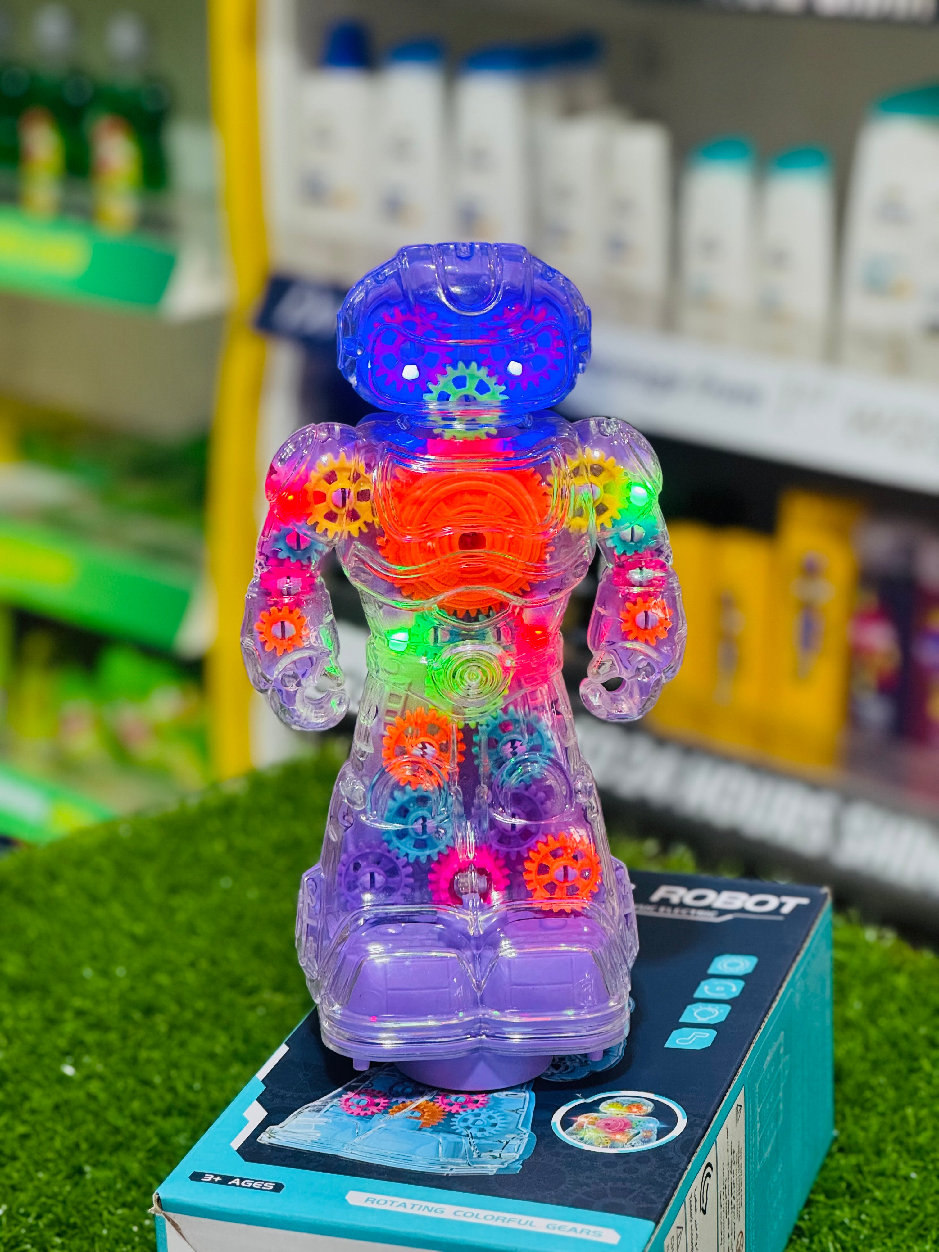 Transparent Gear Robot