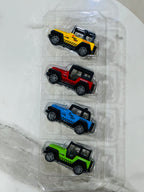 Set of 4 Alloy jeeps
