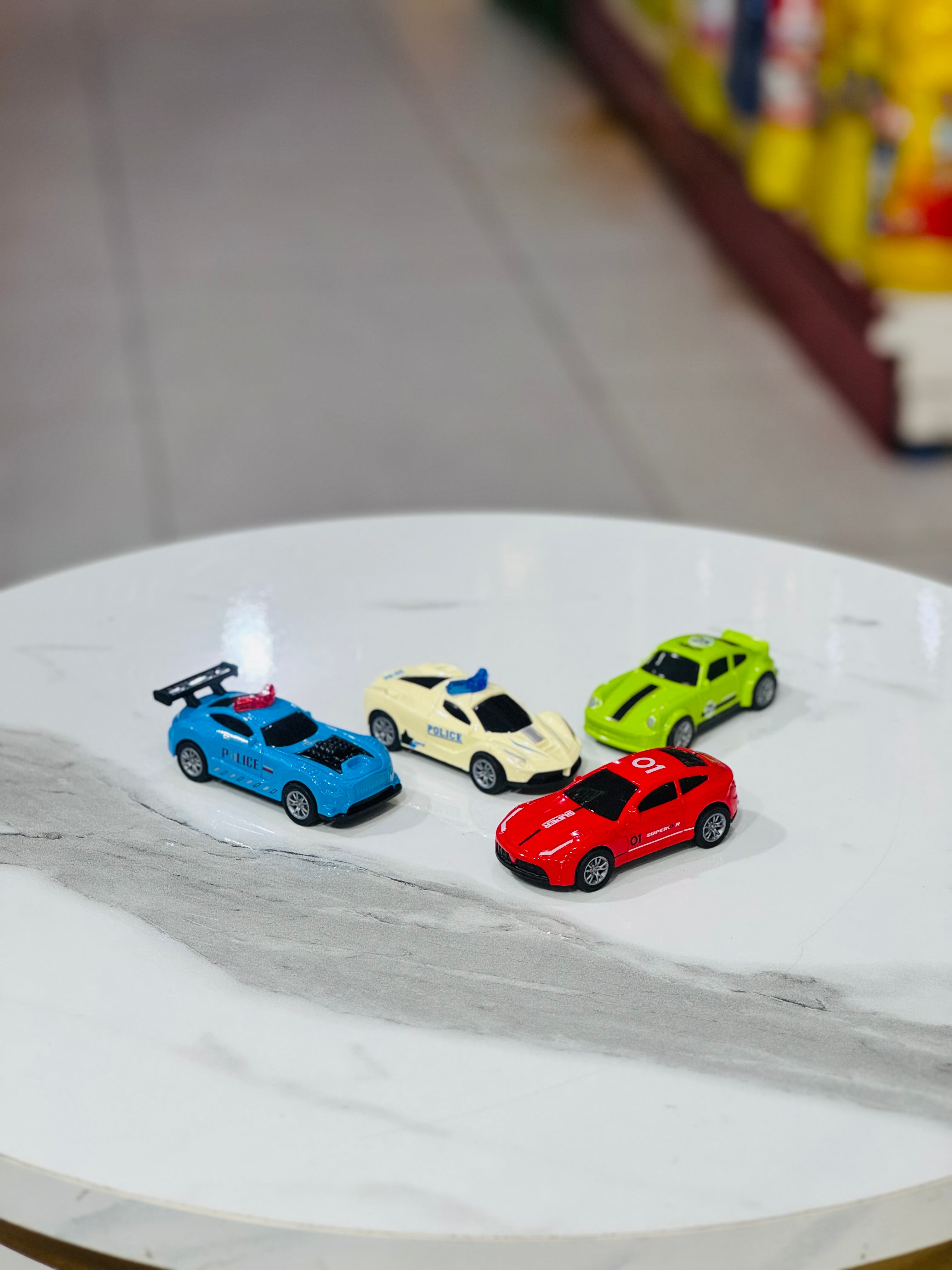 Pack of 4 Mini Stunt Cars
