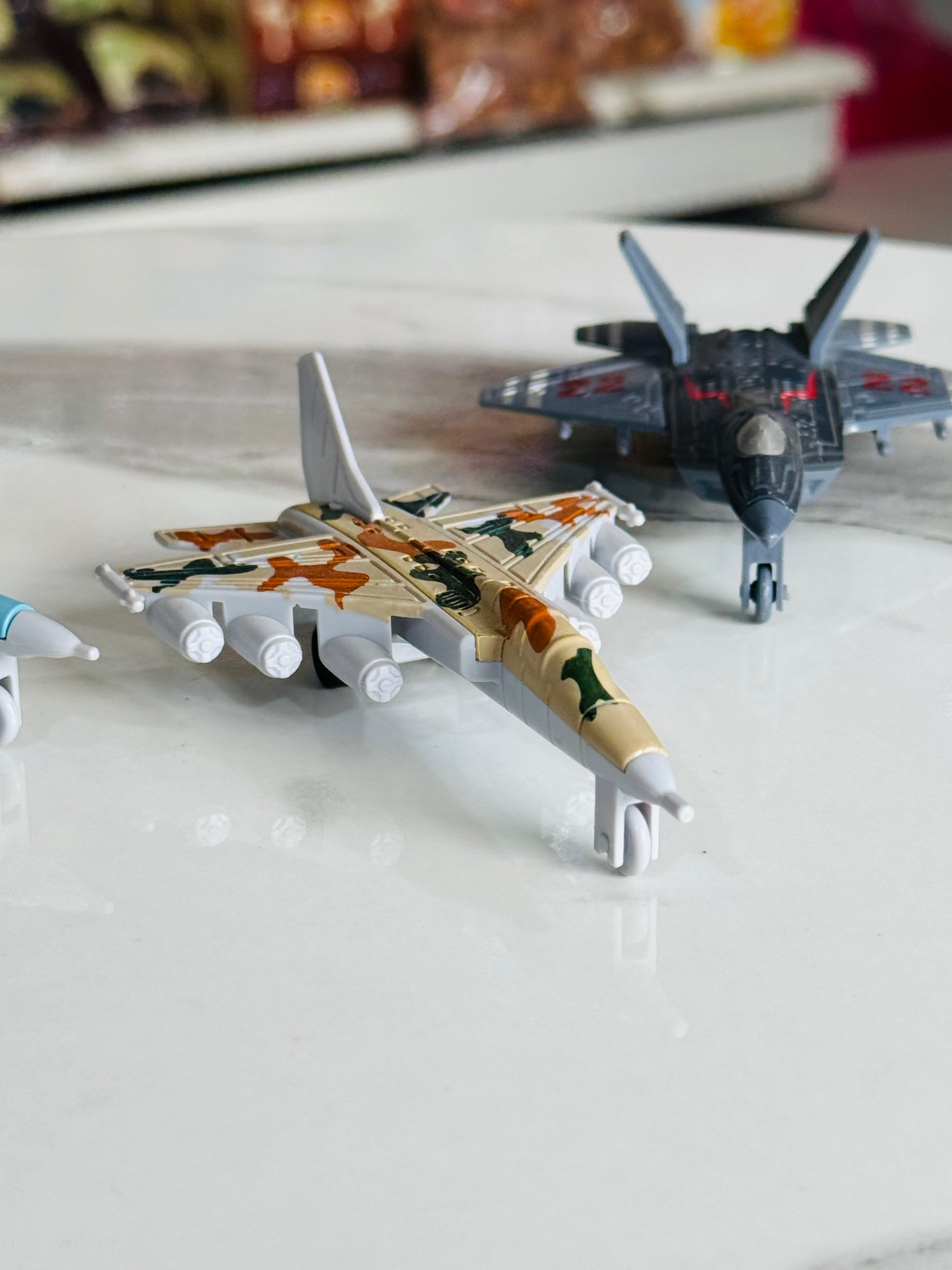 Fighter Planes Metal Set 6PCS